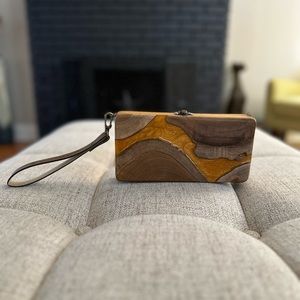 Made with Real wood Women bag